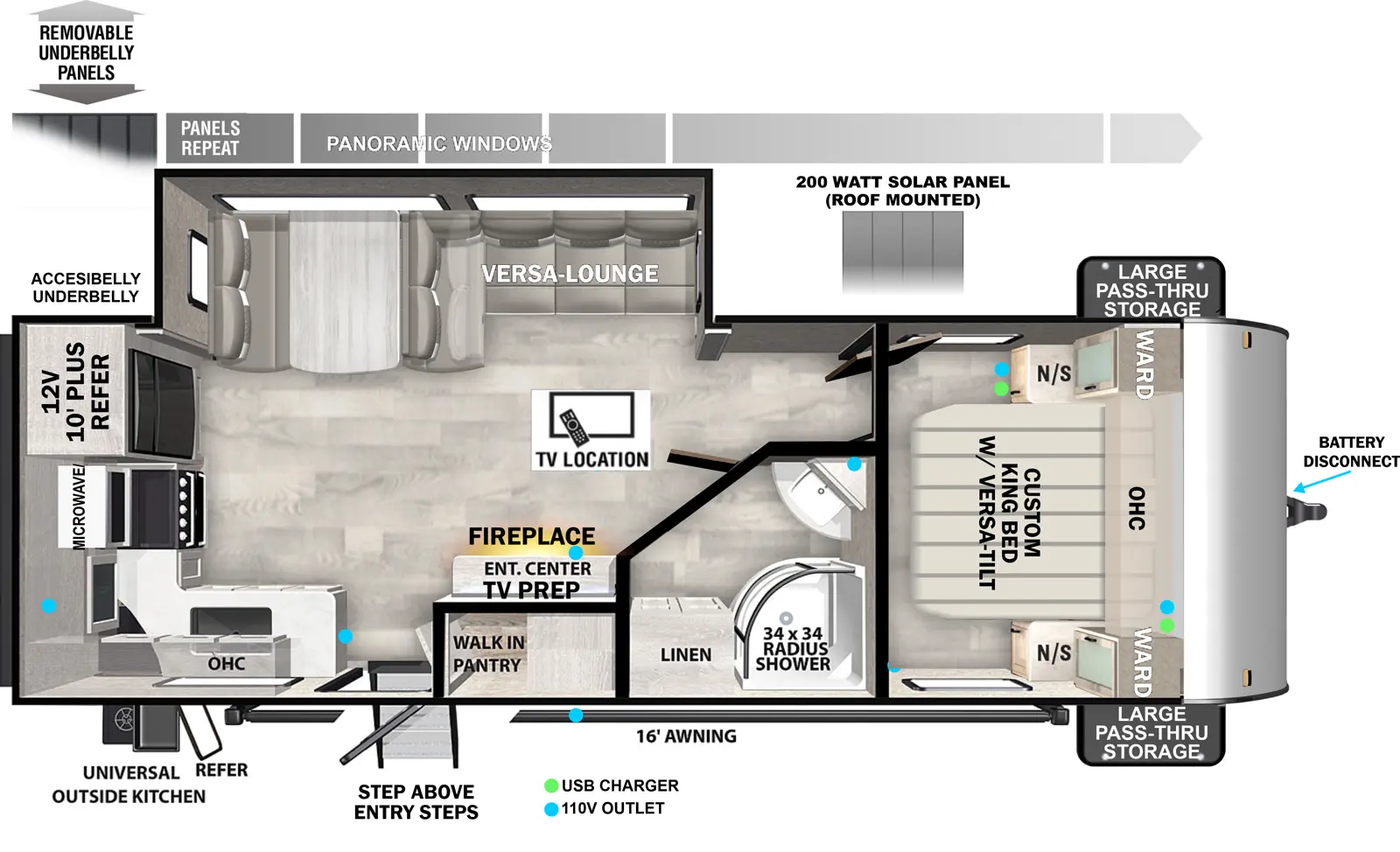 Wildwood Northwest T25RKE Floorplan